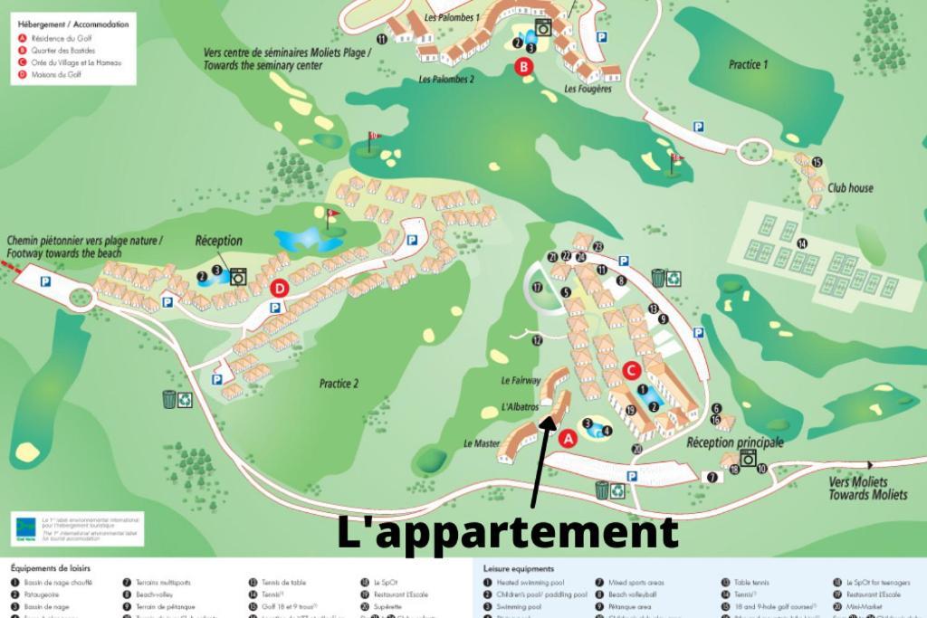 L'Appart Vue Golf Piscines Nature Ocean A Moliets Διαμέρισμα Εξωτερικό φωτογραφία